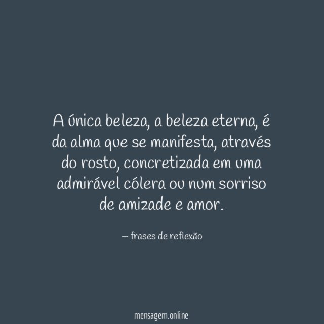 Beleza da alma