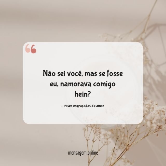 Não sei você