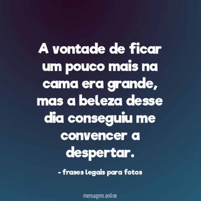 Sair da cama