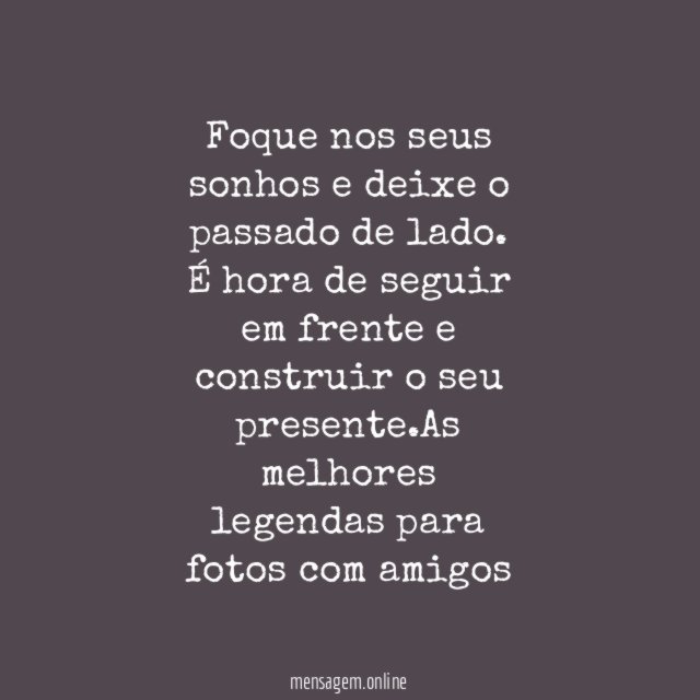 Construa o seu presente