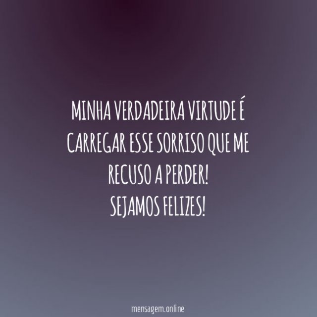 A felicidade