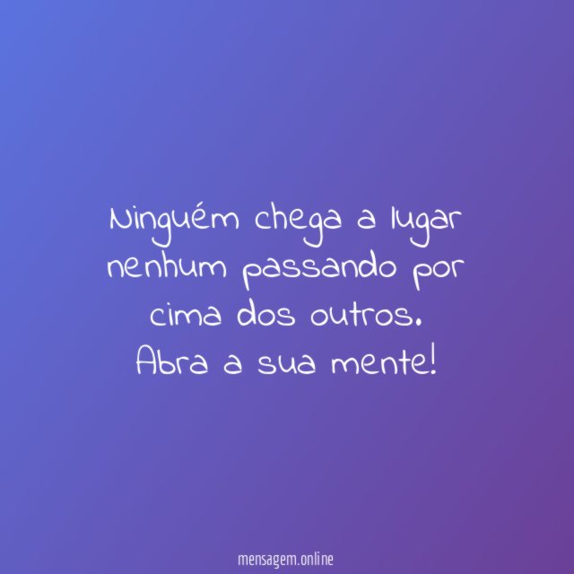 Abra a sua mente
