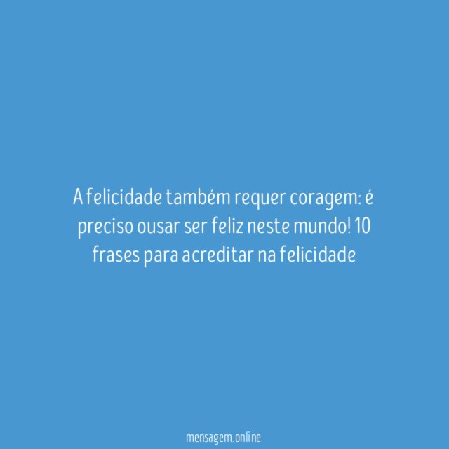 Felicidade