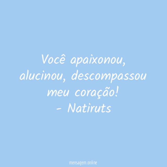 Vou te falar