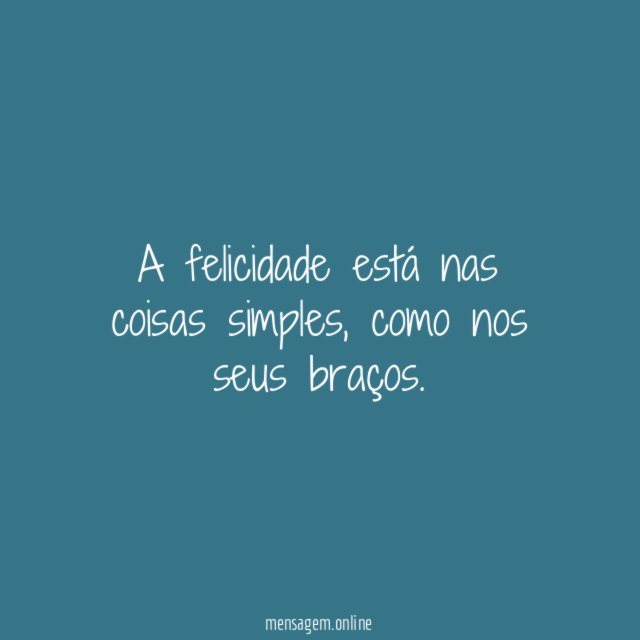 Coisas simples