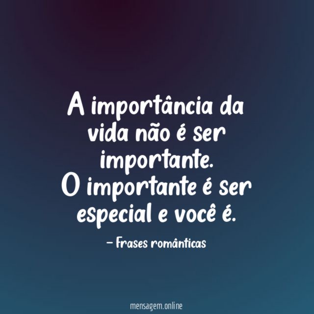 Importância