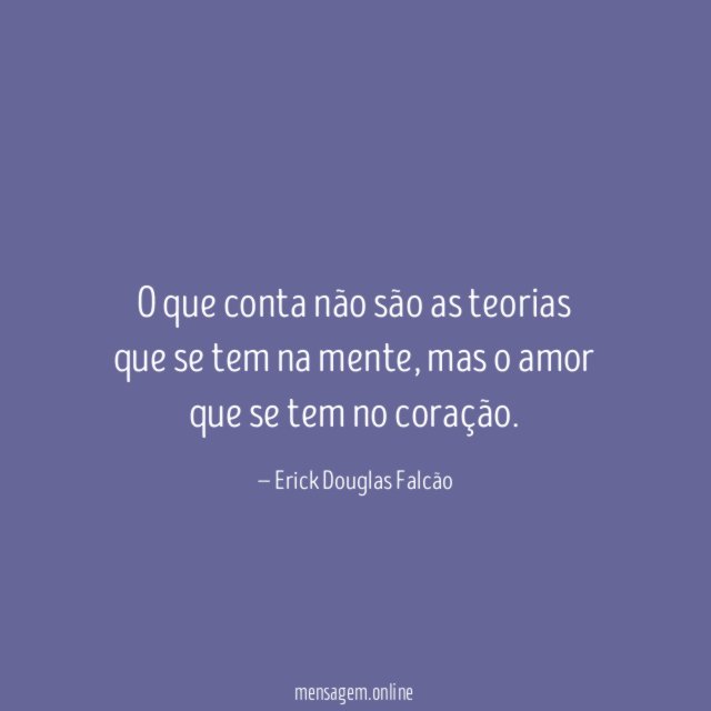 Amor no coração