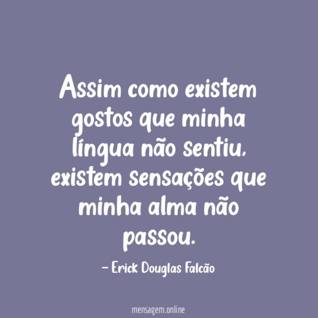 Gostos e sensações