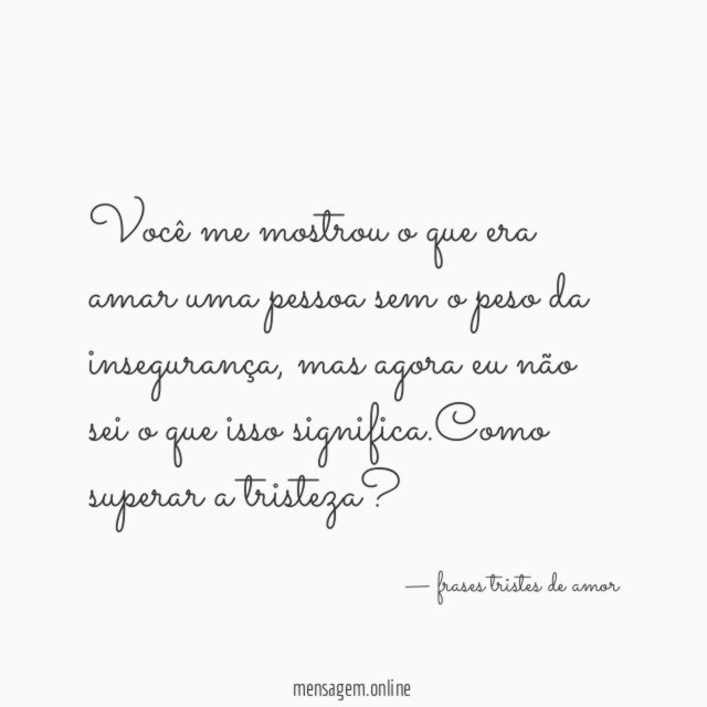 Como superar?