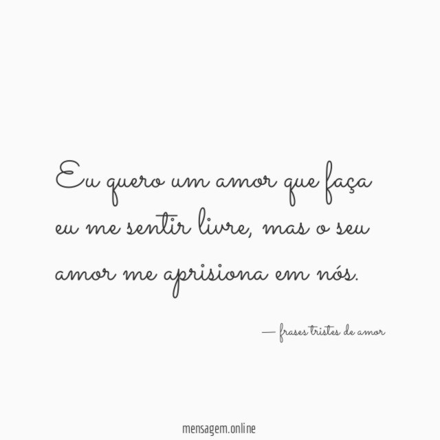 Quero liberdade
