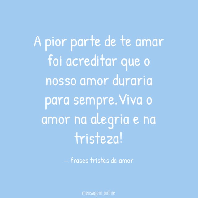 A pior parte