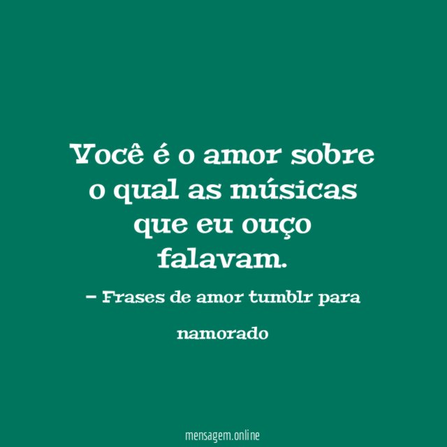 Você