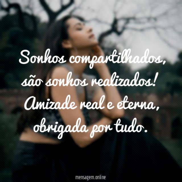 Amizade real e eterna