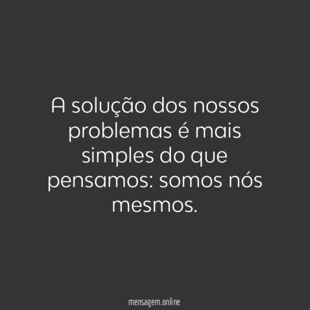 Sou a solução