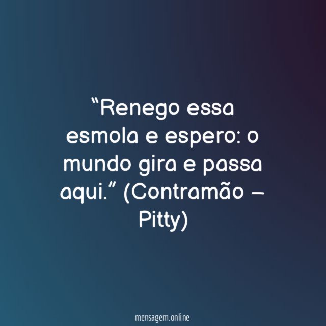 O mundo gira