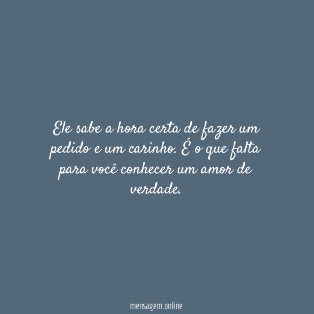 Ele é fofo