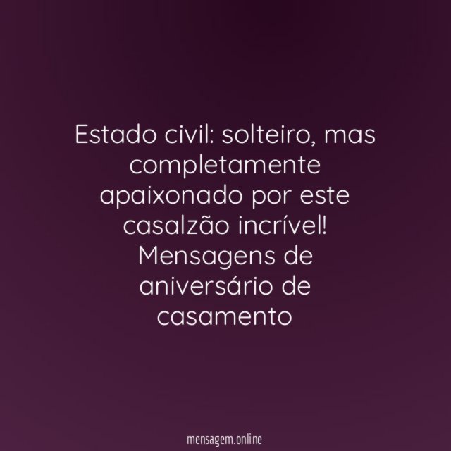 No casamento dos amigos