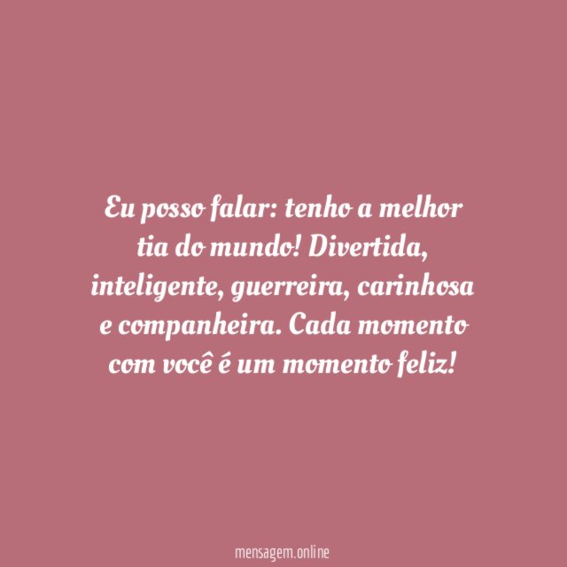 Só coisa boa