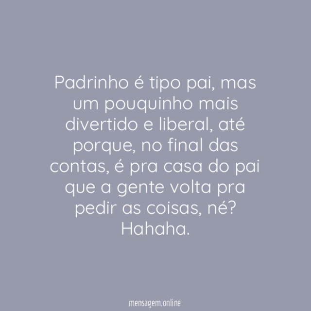 Padrinho amigo