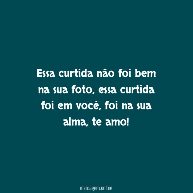 Curtida no crush