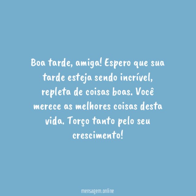 Uma tarde incrível