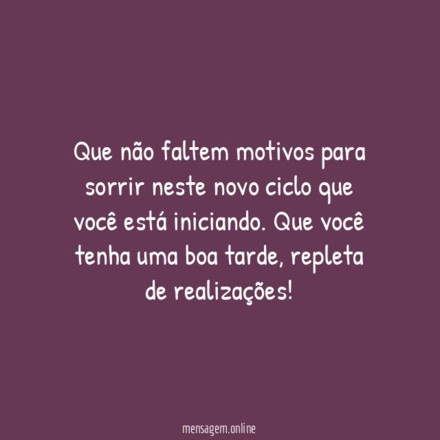 Novo ciclo