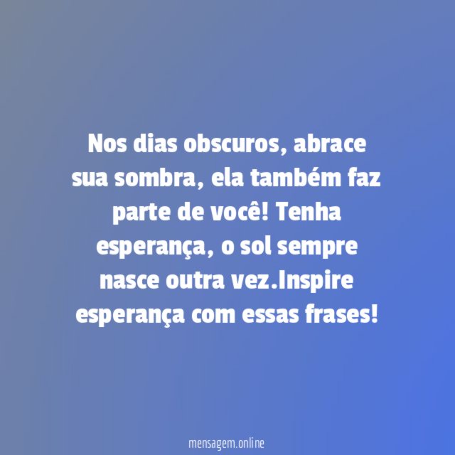 Abrace sua sombra