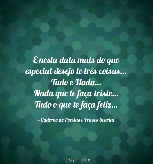 Finalmente chegou o seu dia!