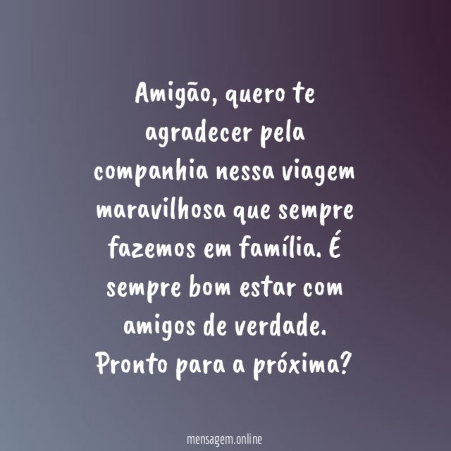 A melhor viagem