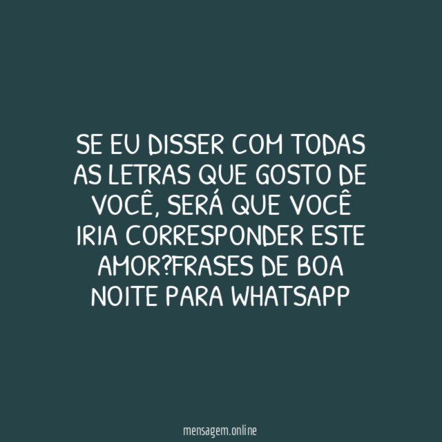 Crush, você corresponde o meu amor?