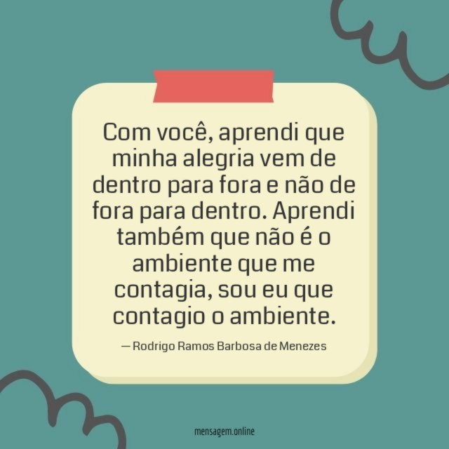 Com você