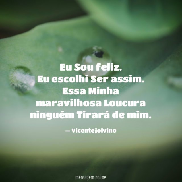 Eu Sou feliz