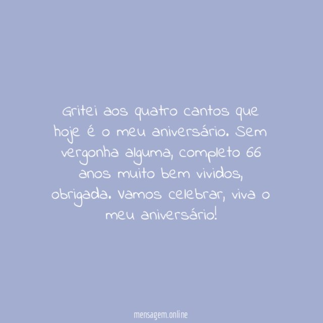 Quero celebrar