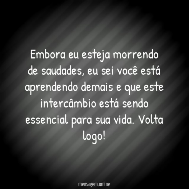 Sei que está aprendendo muito