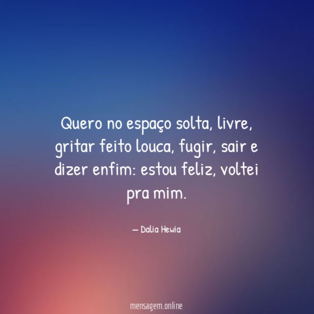 Quero no espaço solta