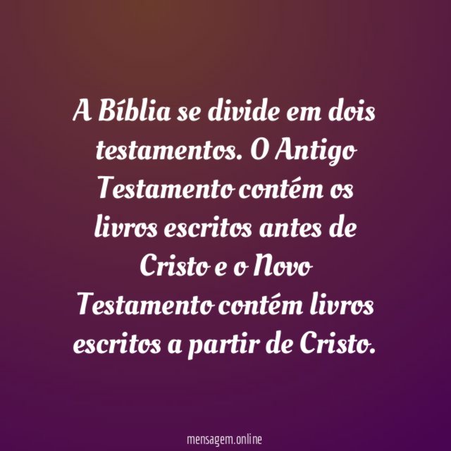 Antigo e novo testamento