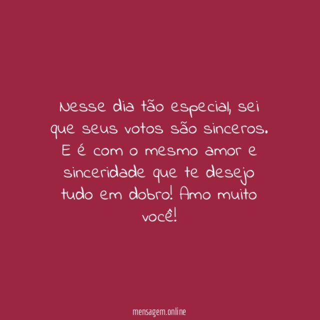 Desejos sinceros