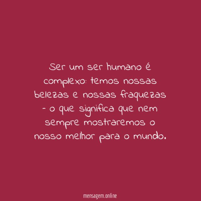 Somos complexos