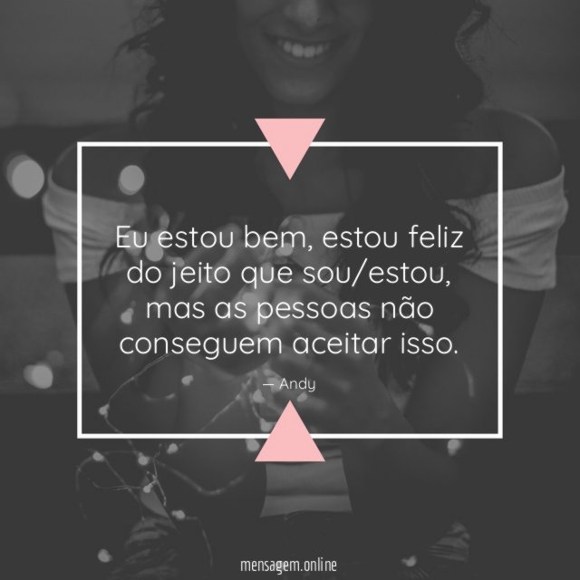 Eu estou bem