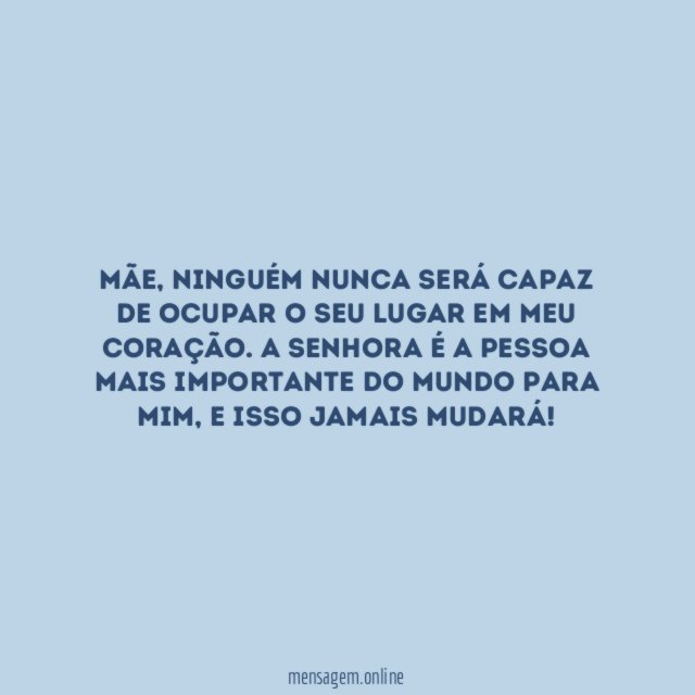 O seu lugar
