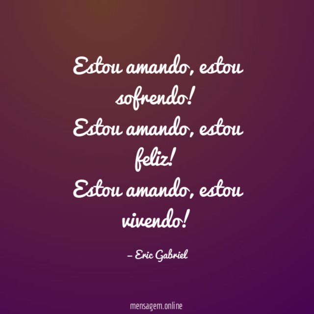 Estou amando