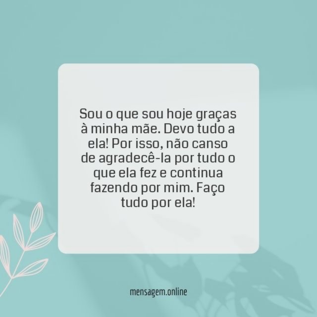 À minha mãe