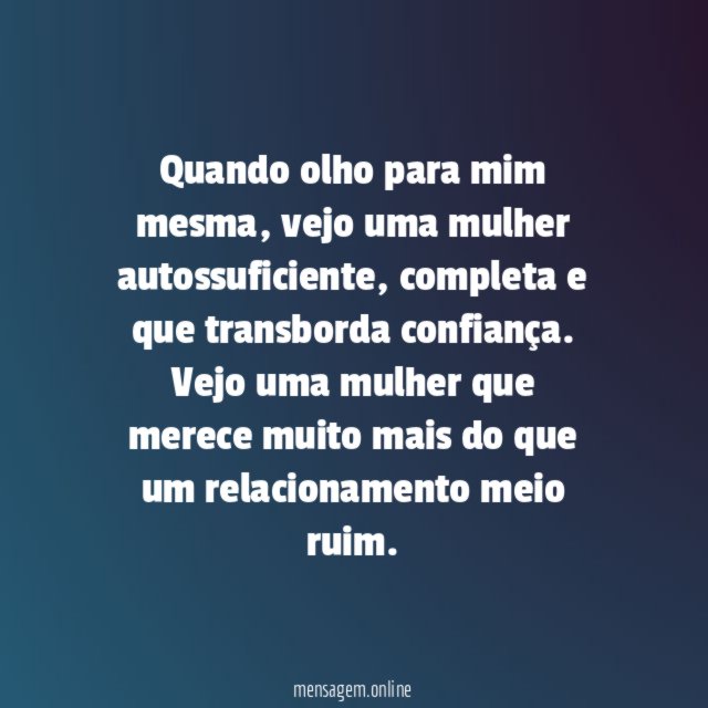 Eu sou completa