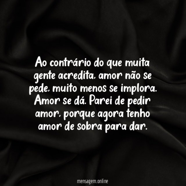 Amor se dá