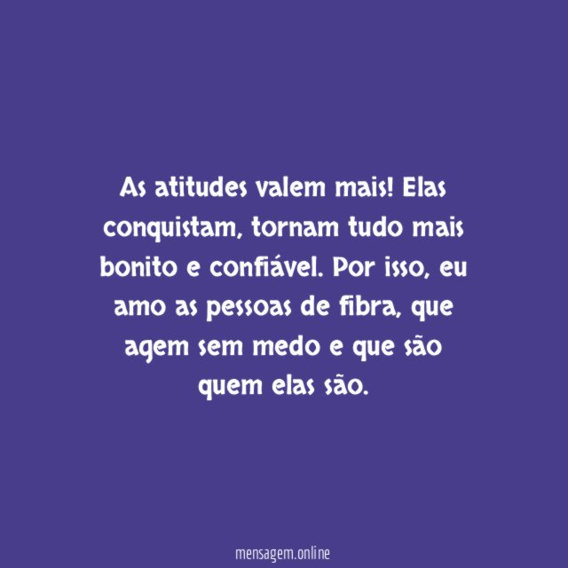 Eu amo as pessoas de fibra