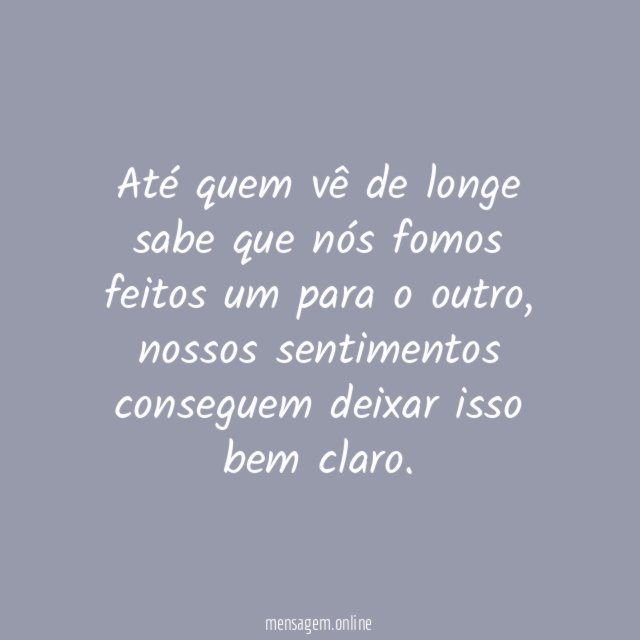 Um para o outro