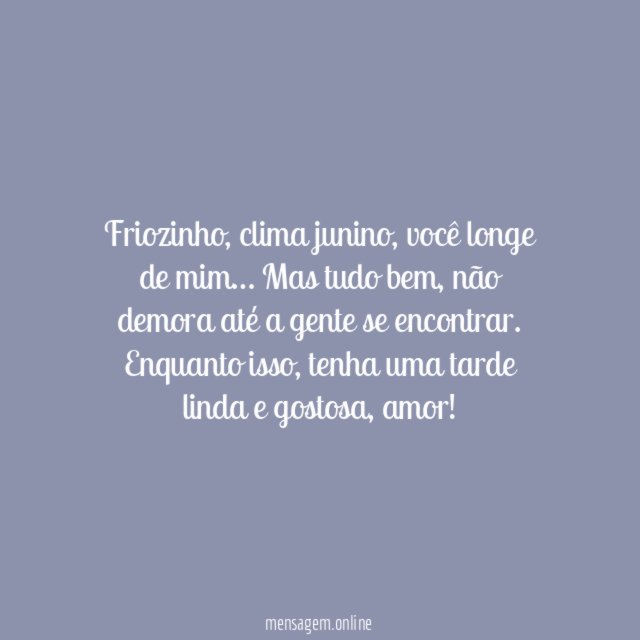 Tarde de junho