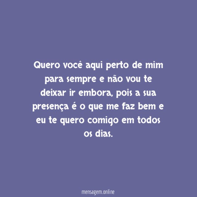 Quero você