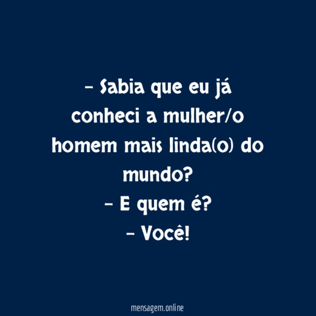 A(o) mais lindo(a)