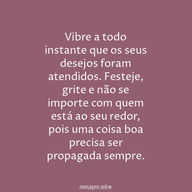 Vibre a todo o instante!